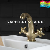 Смеситель для раковины Gappo Sofia G1063-4