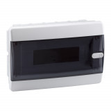 Бокс ЩРВ-П-12мод встр. пласт бел (дв.прозр) IP41 P-CVK-1-12-IP41 OptiBox КЭАЗ
