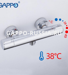 Термостатический смеситель Gappo G2090