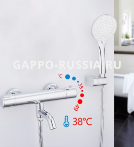Термостатический смеситель Gappo G3290