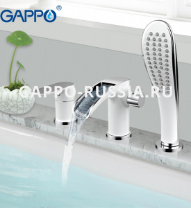 Смеситель на борт ванны Gappo Noar G1148-8