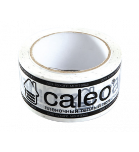 Скотч с логотипом CALEO универсальный белый